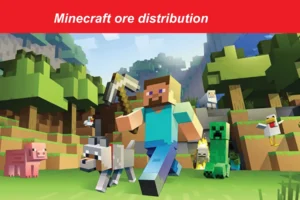 Minecraft ore distribution in 2024