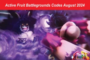 Active Fruit Battlegrounds Codes August 2024