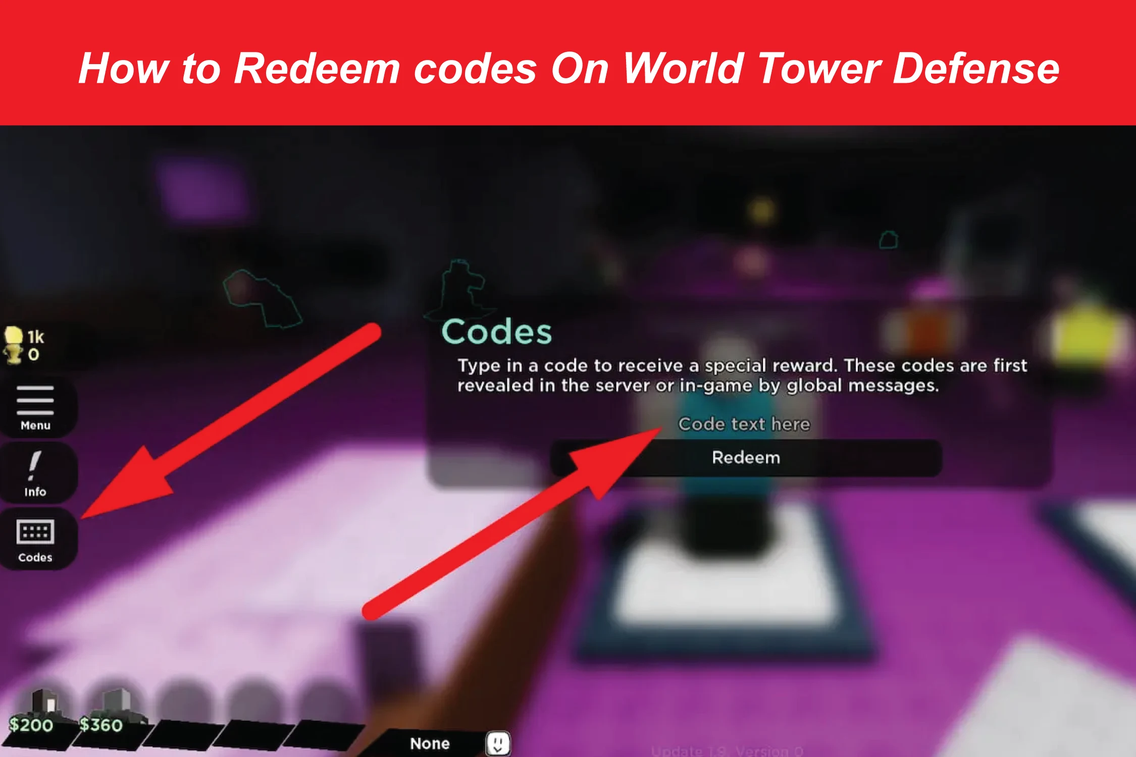 How to Redeem World Tower Defense Codes